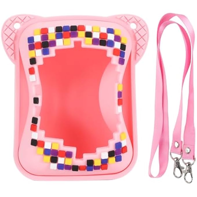 rayihni BITZEE VIRTUAL ELECTRONIC PETS KIDS SILICONE CASE COVER WITH LANYARD (PINK) FOR BITZEE INTERACTIVE TOY DIGITAL PET AND CASE, COVER FOR BITZEE VIRTUAL ELECTRONIC PETS KIDS TOYS - Image 2